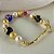 Pulseira Murano Millefiori e pérolas barrocas. - Imagem 1