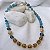 Colar Bahariya ( murano e amazonita ) - Imagem 2