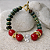 Pulseira “Peperoncino” ( coral e turquesa ) - Imagem 3