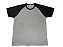 kit com 20 camisas raglan cinza mescla - Imagem 1