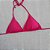 Biquíni Cortininha Calcinha Fita Franzida- Pink - Imagem 3