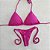 Biquíni Cortininha embutido Lacinho - Fucsia - Imagem 3