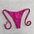 Biquíni Cortininha embutido Lacinho - Fucsia - Imagem 2