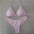 Biquíni Cortininha Fio Duplo - Rosa bebê - Imagem 1