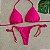 Biquíni Cortininha embutido Lacinho - Pink - Imagem 1