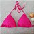 Top de Biquíni Cortininha com Bojo Removível - Pink - M - Imagem 1