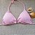 Top de Biquíni Cortininha com Bojo Removível - Rosa Bebê - M - Imagem 1