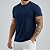 Camiseta Básica Premium Azul Marinho - Imagem 3