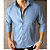 Camisa Slim Fit Azul Maia Tecnologia N Amassa - Imagem 1