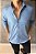 Camisa Slim Fit Azul Maia Tecnologia N Amassa - Imagem 5