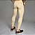 Calça Alfaiataria Skinny Cós Italiano: Bege - Imagem 3