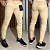Calça Alfaiataria Skinny Cós Italiano: Bege - Imagem 1