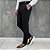 Calça Alfaiataria Slim Black Com Regulagem Lateral - Imagem 3