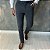 Calça Alfaiataria Slim Chumbo Com Regulagem Lateral - Imagem 1