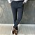 Calça Alfaiataria Slim Chumbo Com Regulagem Lateral - Imagem 2