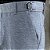 Calça Alfaiataria Slim Cinza Com Regulagem Lateral - Imagem 4