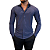 Camisa Social Tecnológica Azul Marinho - Imagem 6