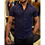 Camisa Manga Curta Tecnológica Azul Marinho - Imagem 1