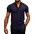 Camisa Manga Curta Tecnológica Azul Marinho - Imagem 8