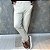 Calça Alfaiataria Slim Bege Claro Com Regulagem Lateral - Imagem 5