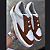 Sneaker Comfort Branco / Marrom Elastico em X - Imagem 1