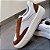 Sneaker Comfort Branco / Marrom Elastico em X - Imagem 2