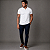 Camisa Polo Ziper Branca - Imagem 2