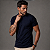 Camisa Polo Ziper Marinho - Imagem 3