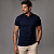 Camisa Polo Ziper Marinho - Imagem 1