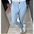 Calça Alfaiataria Skinny Azul Claro Com Regulagem Lateral - Imagem 4