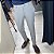 Calça Alfaiataria Skinny Cinza Com Regulagem Lateral - Imagem 4
