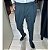 Calça Alfaiataria Slim Chumbo com Ajuste na Lateral Manual - Imagem 1