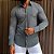 Camisa Slim Fit Chumbo Ultra Elástica - Imagem 1
