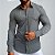 Camisa Slim Fit Chumbo Ultra Elástica - Imagem 1