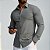 Camisa Slim Fit Chumbo Ultra Elástica - Imagem 4