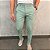 Calça Alfaiataria Slim Verde Claro com Ajuste na Lateral Manual - Imagem 1