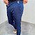 Calça Alfaiataria Slim Viena Azul Marinho Com Ajuste Lateral - Imagem 1