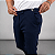 Calça Alfaiataria Slim Viena Azul Marinho Com Ajuste Lateral - Imagem 2