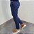 Calça Alfaiataria Slim Viena Azul Marinho Com Ajuste Lateral - Imagem 4