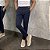 Calça Alfaiataria Slim Viena Azul Marinho Com Regulagem Lateral - Imagem 2