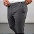 Calça Alfaiataria Slim Viena Chumbo Com Regulagem Lateral - Imagem 2
