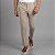 Calça Alfaiataria Slim Viena Khaki Com Regulagem Lateral - Imagem 1
