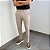 Calça Alfaiataria Slim Viena Khaki Com Regulagem Lateral - Imagem 3