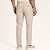 Calça Alfaiataria Atenas Slim Areia Com Regulagem Lateral - Imagem 2
