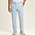 Calça Alfaiataria Atenas Slim Azul Claro BB Com Regulagem Lateral - Imagem 1
