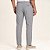 Calça Alfaiataria Atenas Slim Cinza Com Regulagem Lateral - Imagem 2