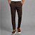 Calça Alfaiataria Slim Viena Marrom Café Com Regulagem Lateral - Imagem 1