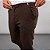 Calça Alfaiataria Slim Viena Marrom Café Com Regulagem Lateral - Imagem 2