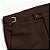 Calça Alfaiataria Slim Viena Marrom Café Com Regulagem Lateral - Imagem 3