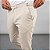 Calça Alfaiataria Slim Viena Areia Com Regulagem Lateral - Imagem 2